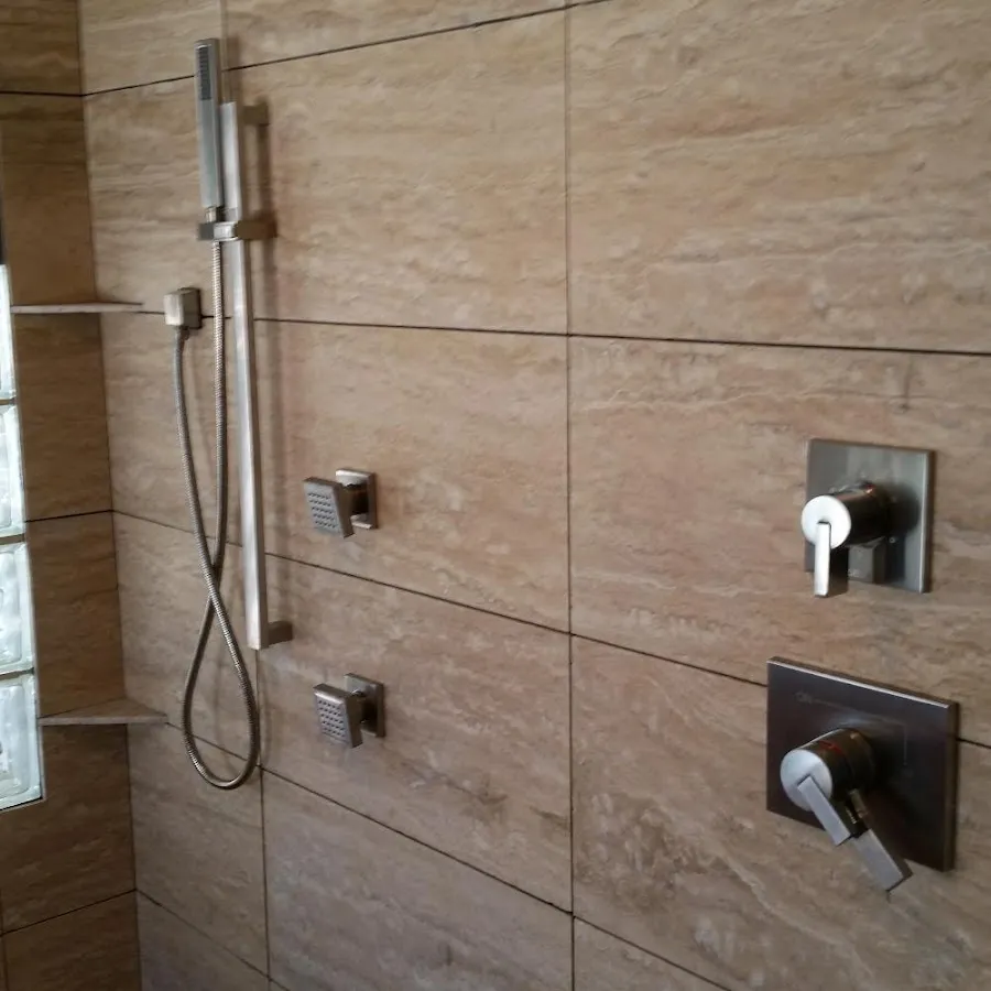 Shower fixture installation for Water Heater Replacement in New Gloucester